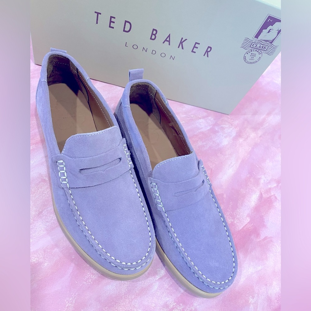 Ted Baker ALFEY Suede Moccasin Loafers